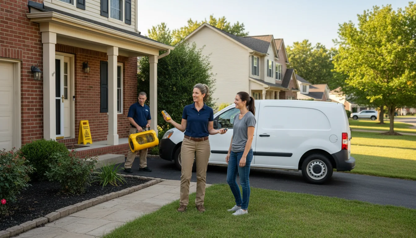 Water restoration image for Mildew Remediation in Green, OH